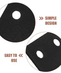 Detailed view of holes in Six Piece Stainless Steel Straight Furniture Brackets Mending Plates with Stable Support and Heavy Duty Load Bearing