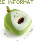 Avocado Plush Stuffed Toy Pillow For Kids And Girls Cute Napping Cushion Cozy Kawaii Throw Pillow Doll with size dimensions