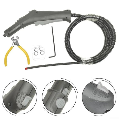 Steam Control Handle With Hose Replacement For SC1 SC2 SC3 SC4 And SC 2500 Steam Cleaners Includes Hose And Control Grip Easy Setup