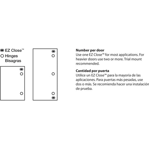 Premium Soft Close Cabinet Door Dampers 5 Pack With Nickel Plated Adjustable Hinge Buffers installation guide for hinge use.