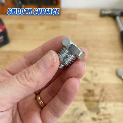 Heavy Duty Car Floor Jack Handle Bolts For 3 Ton And 4 Ton Hydraulic Jacks featuring a high strength alloy steel bolt in hand.