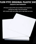 White PTFE Teflon Sheet 300 By 300 Mm Industrial Grade Engineering Plastic, 0.5 To 30 Mm Thick, Ultra Chemical Resistant
