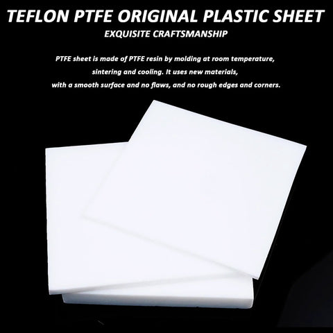 White PTFE Teflon Sheet 300 By 300 Mm Industrial Grade Engineering Plastic, 0.5 To 30 Mm Thick, Ultra Chemical Resistant
