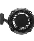 Heavy Duty Snowblower Starter Pulley And Pull Start Assembly Replaces 591301 693394 791670 795930 top view with pull start handle.