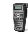 Slick E1000 Pro Handheld Portable Label Printer For Fast Industrial Marking On Multiple Surfaces With Hella Efficient Personalized Adhesive Labels And Boss Level Workspace Organization Tool In Classic Gray, showing keypad and display.
