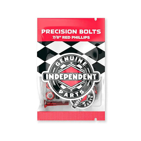 Genuine Skateboard Hardware Cross Bolts With Standard Phillips Screws For Trucks 7/8 Inch Black Red Replacement Parts Built For Pros