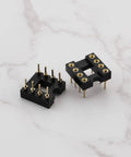 Gold Plated 8 Pin DIP IC Socket Adapter 2.54mm Pitch Straight Socket For OP Amp ICs 20 Pack Fits NE5532 Burr Brown LM
