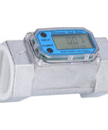 Industrial 2In Turbine Flow Meter With Digital End Turbine Meter For Liquid Fuel Water Gas Oil, Electronic Flowmeter, 2.3V To 3.3V LlW50