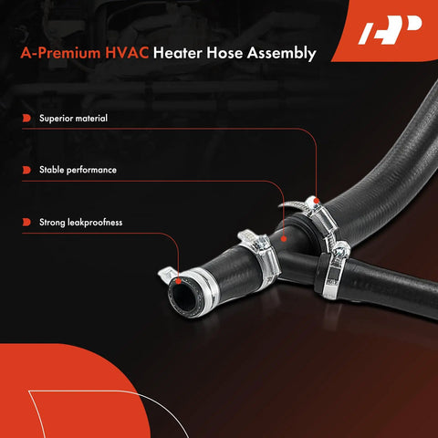 Inlet And Outlet Heater Hose Pipe Line Assembly For Chevy Silverado Tahoe Suburban GMC Sierra Cadillac Escalade V8, close-up view