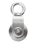 V Type Cable Pulley Wheel Swivel Single Pulley Block Stainless Steel Bearing Inside Heavy Duty Gear For Gym Equipment