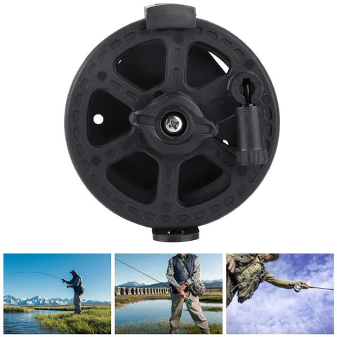 Split Type Wire Reel For Your Spearfishing Gun With Foldable Handle Underwater Speargun Reel Built From Lightweight Nylon No Fuss Disassembly Base Fits Wooden Body Guns Includes Base And Screws