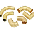Slick Curved Tube Armrest Hardware For Sofa Chair Bed Headboard In Nordic Modern Style Made From Solid Brass For Durable