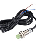 M12 Inductive Proximity Sensor Switch 4mm Sensing Distance DC 12 to 24V 2 Wire Normally Closed Non Shielded Cylindrical Detector