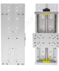 Beefy 300mm CNC Linear Guide Slide Table With 1605 Ball Screw And HG15 Rails 250kg Load Capacity Nema 34 Motor Base front view