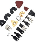 Wood Oscillating Multitool Blade Kit All-In-One 88 Piece Set with various blades and accessories for cutting and sanding.