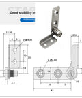 Soft Close Cabinet Hinges With Easy Install No Fuss And Adjustable Damping Stainless Steel Shafts diagram and dimensions