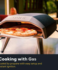 Koda 12 Inch Gas Pizza Oven For Outdoor Cooking With 28 Millibar Regulator And Gas Hose Portable Outdoor Pizza Oven Foundry Black