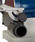 Close-up of knob and angle adjustment on Variable Speed Belt and Disc Sander 1 Inch By 30 Inch Belt With 6 Inch Disc Three Quarter HP 120V.