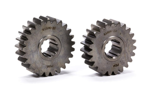 Rear End Quick Change Gear Kit End Gear Set For 4.86 Ratio With 23 To 25 Tooth Gears And 10 Spline Street And Track Ready
