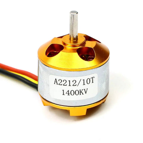 A2212 1400Kv Brushless Outrunner RC Motor With 30A ESC For Drones Quadcopters And UFOs, close-up view of motor