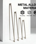 Extra Long 24 Inch Cabinet Handles Set For Wide Drawers And Doors, 23.9 Inch Hole Spacing, 24.31 Inch Total Length, 0.8mm Thick, metal display