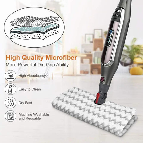 Steam Mop Pad Replacement For Shark Lift-Away Pro And Genius Pocket Mops shown in use