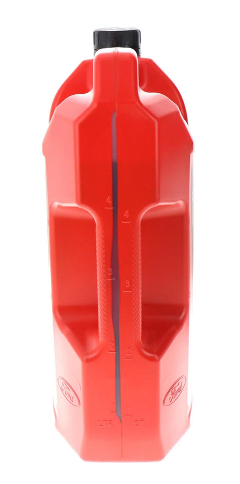Ford Mercon LV Automatic Transmission Fluid 5 Quart Bottle For Smooth Shifts High Mileage Gear Protection Red Color