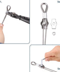 Step-by-step installation of Vinyl Coated One Eighth Inch 304 Stainless Steel Wire Rope Kit With One Hundred Feet Of Seven By Seven Cable And Turnbuckles