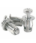 Heavy Duty 2 Pack Petal Rivet Expansion Plugs With Nut Jack Threaded Screw Anchors, carbon steel construction for drywall.