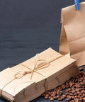 Sturdy Lunch Ready Paper Bags With Square Bottom For Food Packing 6x4x11.5 Inches Fold Top Pack Of 100 Breathable Food Grade Bags.