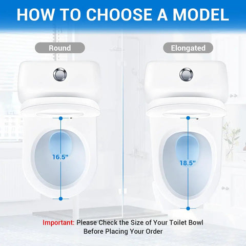 Round Toilet Seat 16.5 Inch Soft Close White Plastic With Rock Solid Mounting That Stays Put All Day Long Smooth Close Action Quick Install Job Total Bathroom Glow Up For Your Home