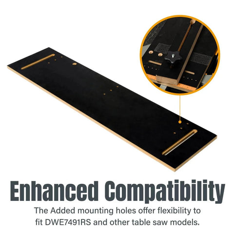 Table Saw Taper And Straight Line Jig For Precise Tapering And Straight Line Cutting Pro Grade In A Three Quarters Inch Wide By Three Eighths Inch Deep Miter Slot Includes 36 Inch Miter Bar Adjustable Fence Hold Down Clamps And Measuring Tools.
