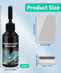 Windshield Crack Repair Kit 2026 Upgrade With Quick Fix Liquid For Cracks And Chips Easy DIY Glass Repair Tool with 20ml liquid and tools