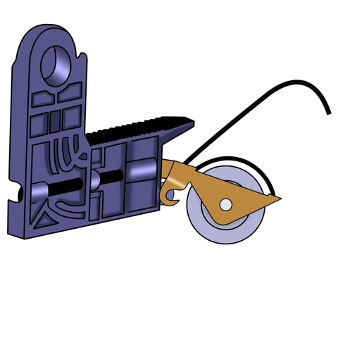 Four Pack Heavy Duty Screen Door Rollers Built Tough To Glide Like Butter On Any Track Featuring Heat Treated Steel Ball Bearings And Reliable Tension Springs For Zero Sweat Replacement Work, detailed close-up of roller mechanism.