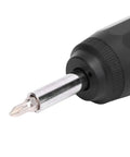 Preset Torsion Screwdriver Adjustable Torque Driver For Electrical And Light Industry Precise Control showing steel tip and black handle.