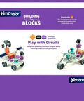 Hands On STEM Electronics Kit For Kids, Kid Friendly With 110 Projects And 210 Circuit Parts, open-ended circuit car builds