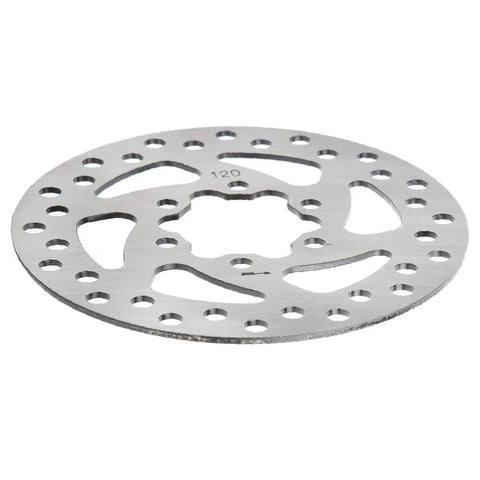Heavy Duty 120mm Brake Disc Rotor For Electric Scooters And Skateboards, 34mm Inner Diameter, Stainless Steel Replacement Part