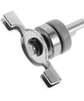 Replacement Bread Machine Paddle Blade For Effortless Dough Mixing At Home, durable stainless steel close-up
