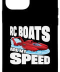 Are My Speed RC Boats Sailboat Case For 12 Mini Device Speed Boat Racing Style Protective Phone Case with dual layer protection