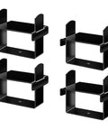 Huge Leaf Spring Clamps Kit Stainless Steel Adjustable Heavy Duty Fasteners Perfect For Truck Repair Jobs And Serious Garage Work With Bolts Nuts Included, black