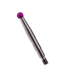 SUXING ruby contact point with 0.080-inch ruby ball and threaded metal shaft for Fowler X-Test indicators