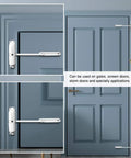 Easy Install Adjustable Spring Door Closer For Self Closing Doors Fire Rated on blue panel door