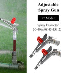 Heavy Duty 1 Inch Aluminum Water Sprayer Gun With 30 To 40 Meter Coverage, Built Tough For Crops And Pasture Irrigation