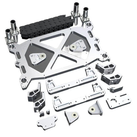 Heavy-Duty All Metal CNC Z Axis Bracket Kit For 3D Printers Rock Solid Aluminum Stabilizer Mount With Screws Slick Black Finish Top Tier Swap To Keep Your Rig Locked In Nail Every Layer And Cut Repair Time In Half