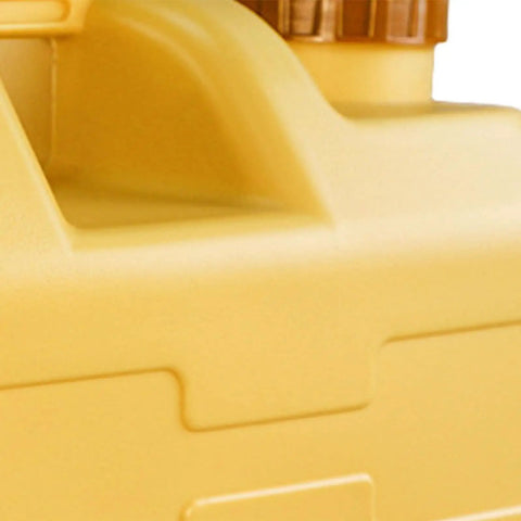 Side view of 20L Water Storage Container With Spigot For Easy Pouring No Leaks HDPE Tank Built To Last Handle Jug Easy Clean High Temperature Resistant