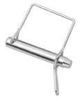 Trailer Jack Lynch Pin Kit 0.563 Inch Diameter Replacement Pin, steel construction, zinc finish, front view