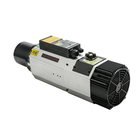 Professional Air Cooled Spindle Motor 9Kw 220V 380V with automatic tool change, heavy duty design for CNC applications.