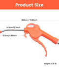Kickass 5 Inch Air Blow Gun Featuring An Angled Bent Nozzle And Comfortable Pistol Grip To Whiz Through Debris And Dry Surfaces Fast.