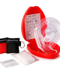 Pocket CPR Mask Kit For Adults And Kids With One Way Valve, Hard Case Resuscitation Kit With Wrist Strap, Gloves, Wipes, And Keychain Face Shield, Latex Free Emergency First Aid Gear