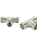 100 Piece Set M22 Metric Male Thread Equal Tee Pipe Fitting for Plumbing and Pneumatics, DIY Friendly, Heavy Duty One Color Finish
